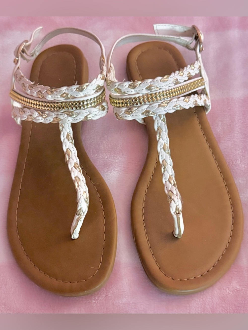 American Eagle Braided Sandals Y2K Woman’s Size 6